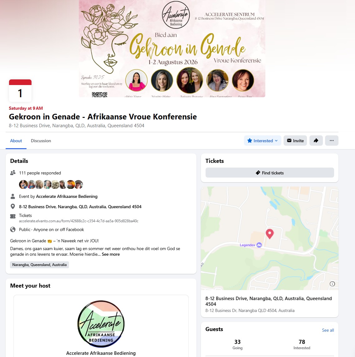 Gekroon in Genade - Afrikaanse Vroue Konferensie
